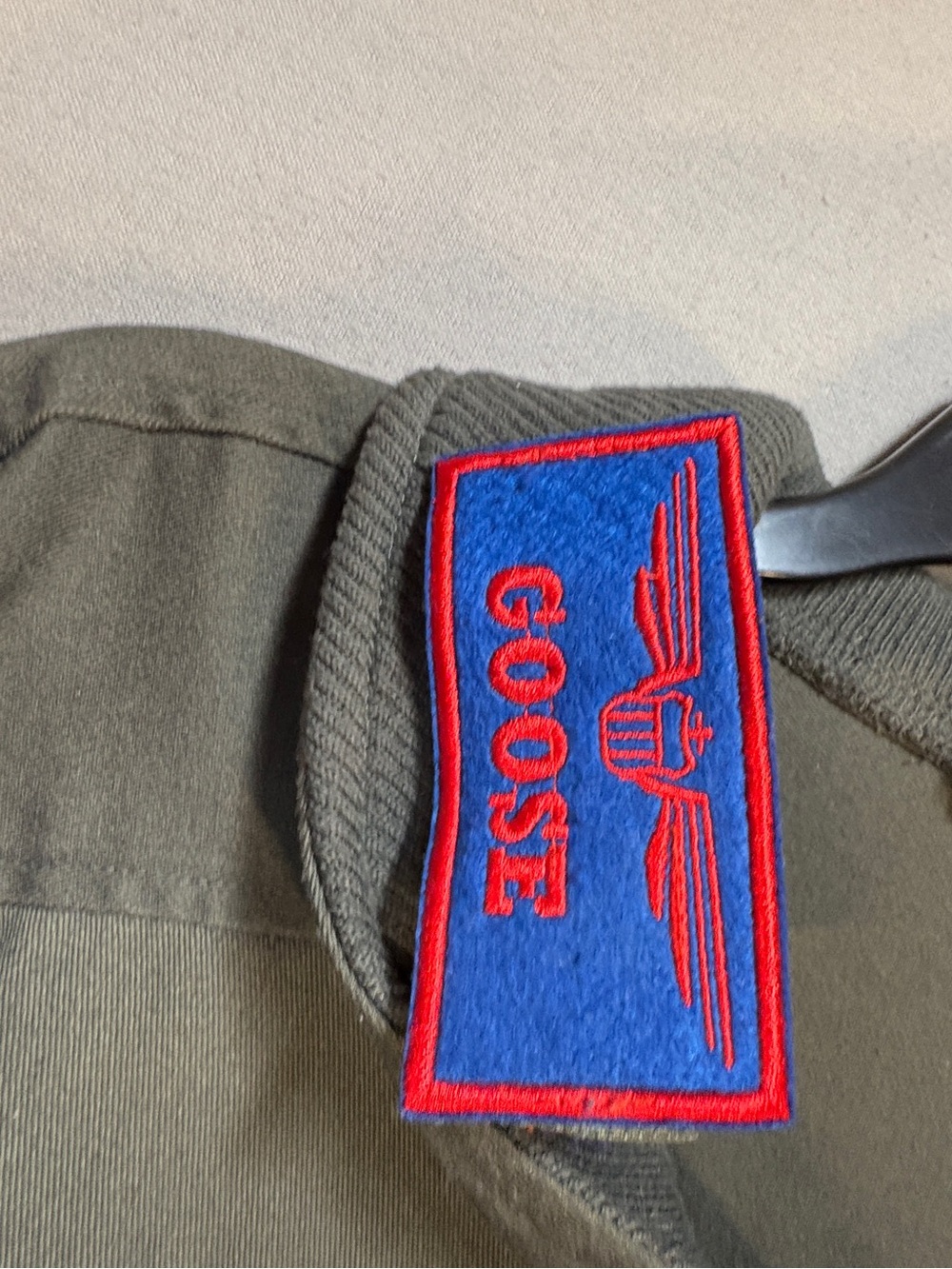 HALLOWEEN Adult Top Gun Flight Suit Costume w/ Mavrick & Goose Patches Large - Picture 12 of 13